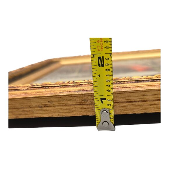 Vtg Impressionist Oil Painting Winter Landscape By Borne Signed Mid Century Art - Picture 10 of 10